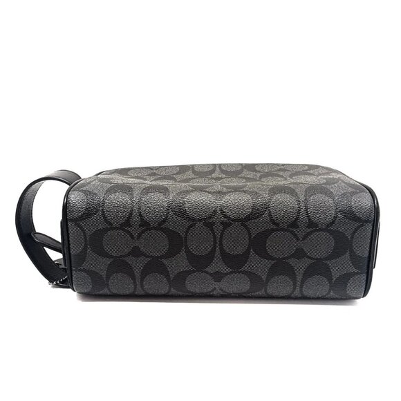 COACH Signature 2515 Black PVC Leather - Mens Clutch Bag - Picture 4 of 10